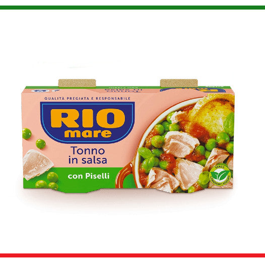 Tonno Rio Mare in salsa con piselli 2x160g