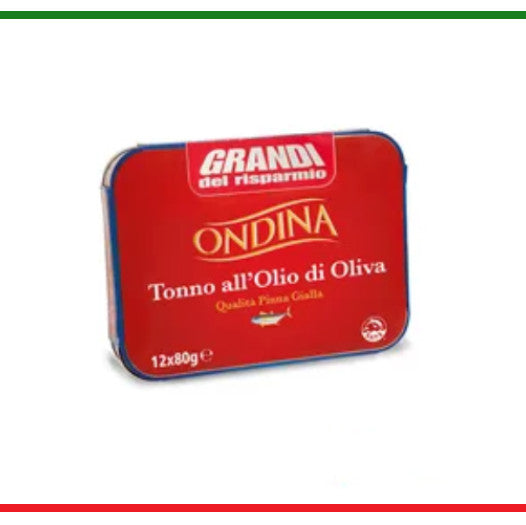 Ondina ton in ulei de masline 12x80g