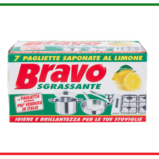 Bravo burete cu sapun gust lamaie 7buc