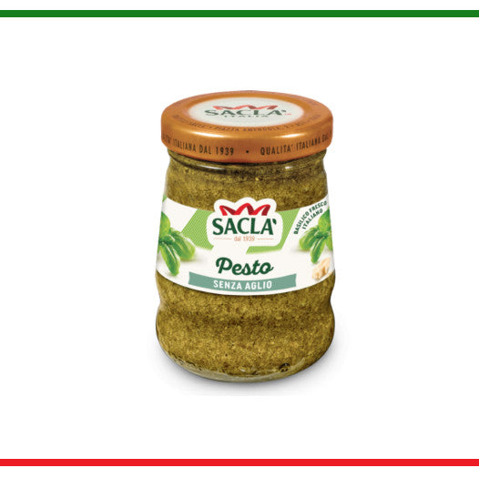 Sacla sos pesto fără usturoi 90g