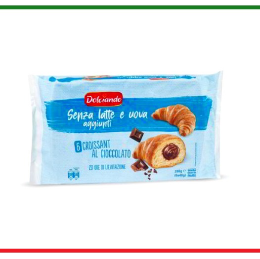 Dolciando croissant cu ciocolata fara lapte si oua adaugate 6buc