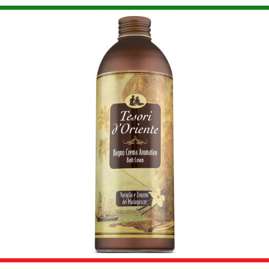 Tesori d'oriente crema pentru baie Vanilie si ghimbir 500ml