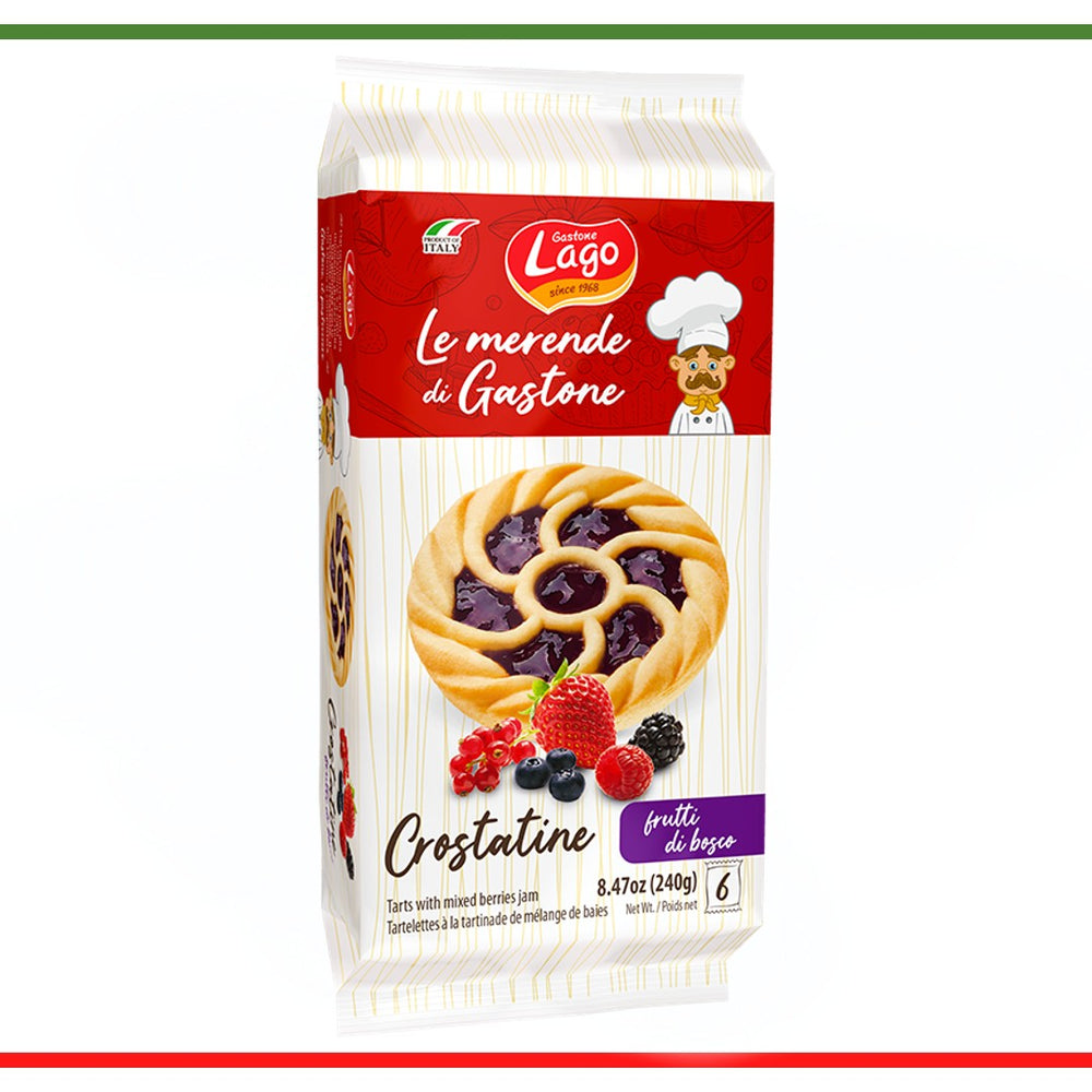 Gastone Lago tartele cu fructe de padure 240g 6x 40g