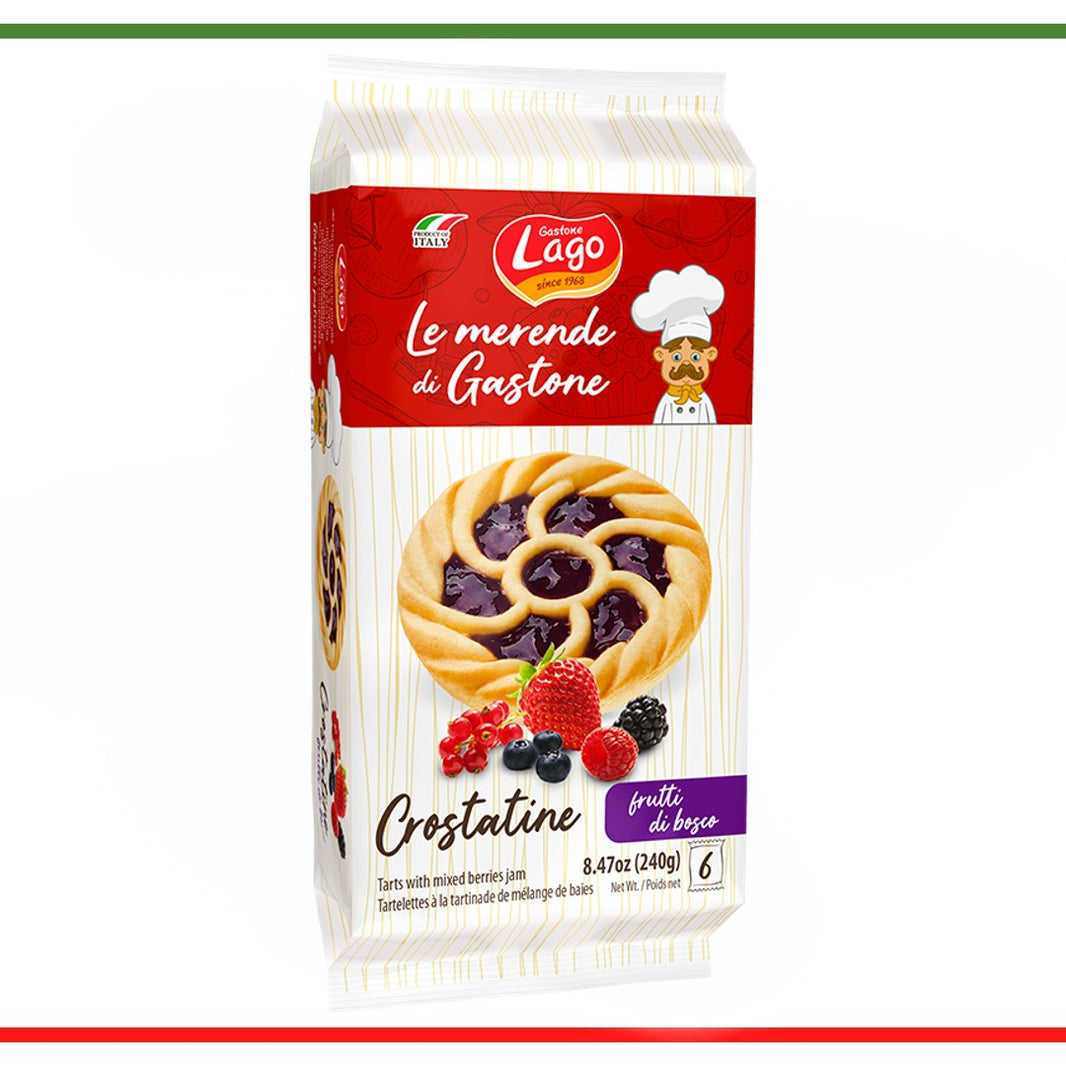 Gastone Lago tartele cu fructe de padure 240g 6x 40g