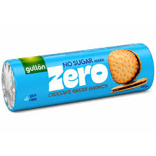 GULLON SANDWICH BISCUITI CU CREMA DE CIOCOLATA FARA ZAHAR 250G