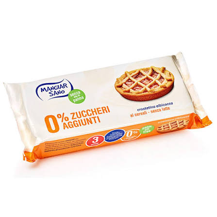 MANGIAR SANO CROSTATINE ALBICOCCA 180G
