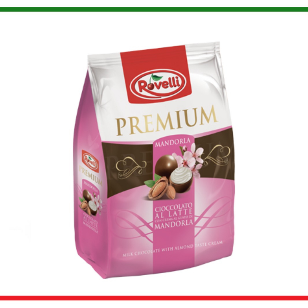 Rovelli Premium Praline cu Migdale 200g