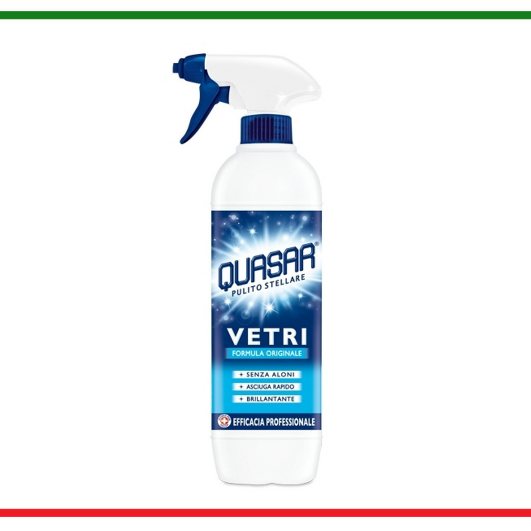 Quasar detergent pentru geamuri cu alcol 650ml