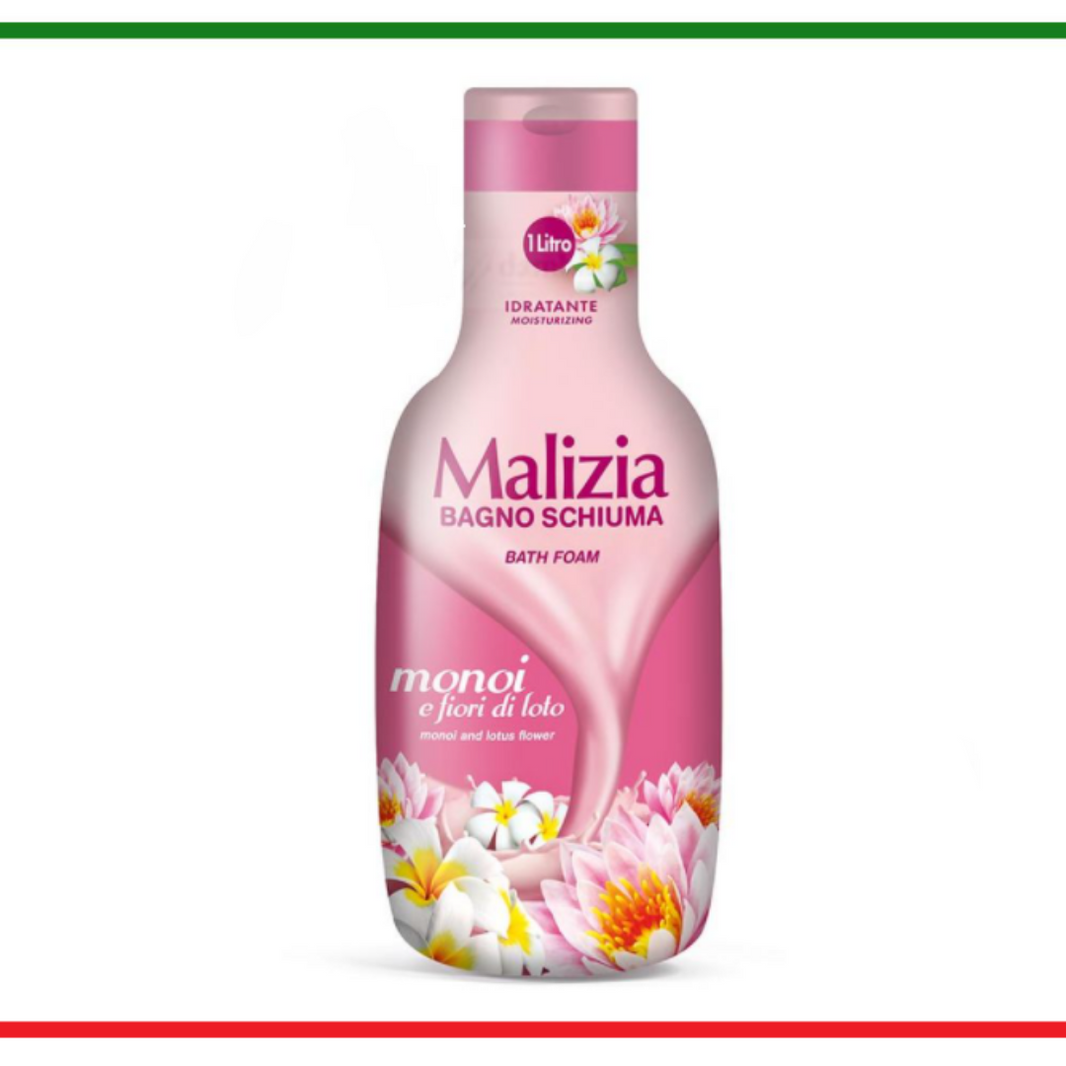 Malizia Bagnoschiuma Monoi e Fiori di Loto - 1 l
