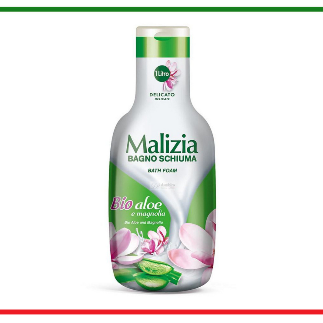Malizia Bagno Schiuma Aloe Vera e Magnolia - 1L