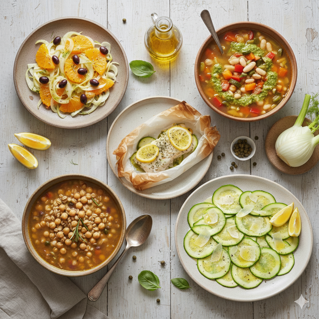 Detoxifiere în stil mediteraneean: 5 preparate italiene care te ajută să te simți mai bine