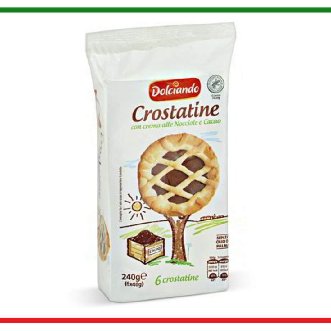Dolciando crostatine cacao 6pz x 40g