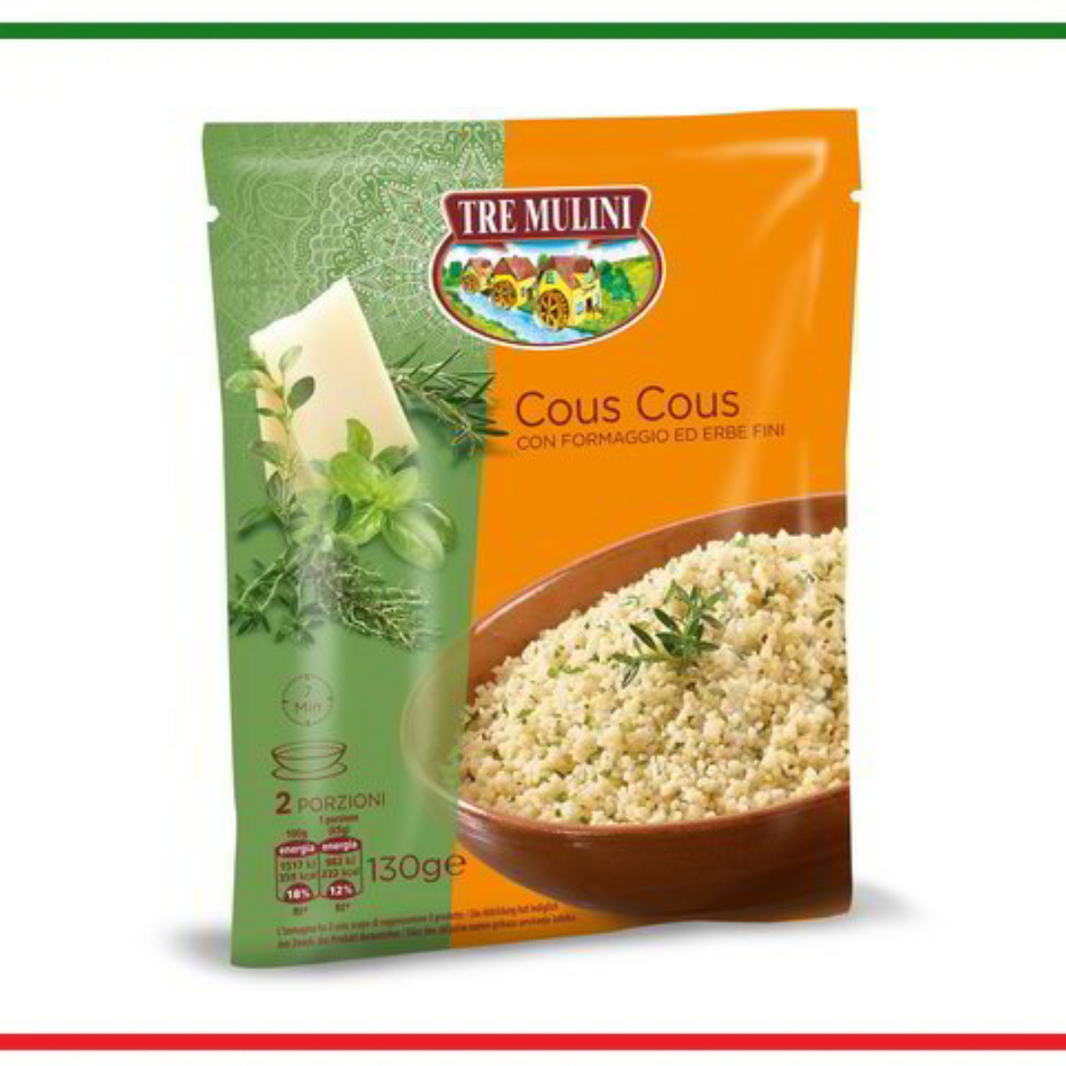 Tre Mulini cous cous cu branza si ierburi fine 130g