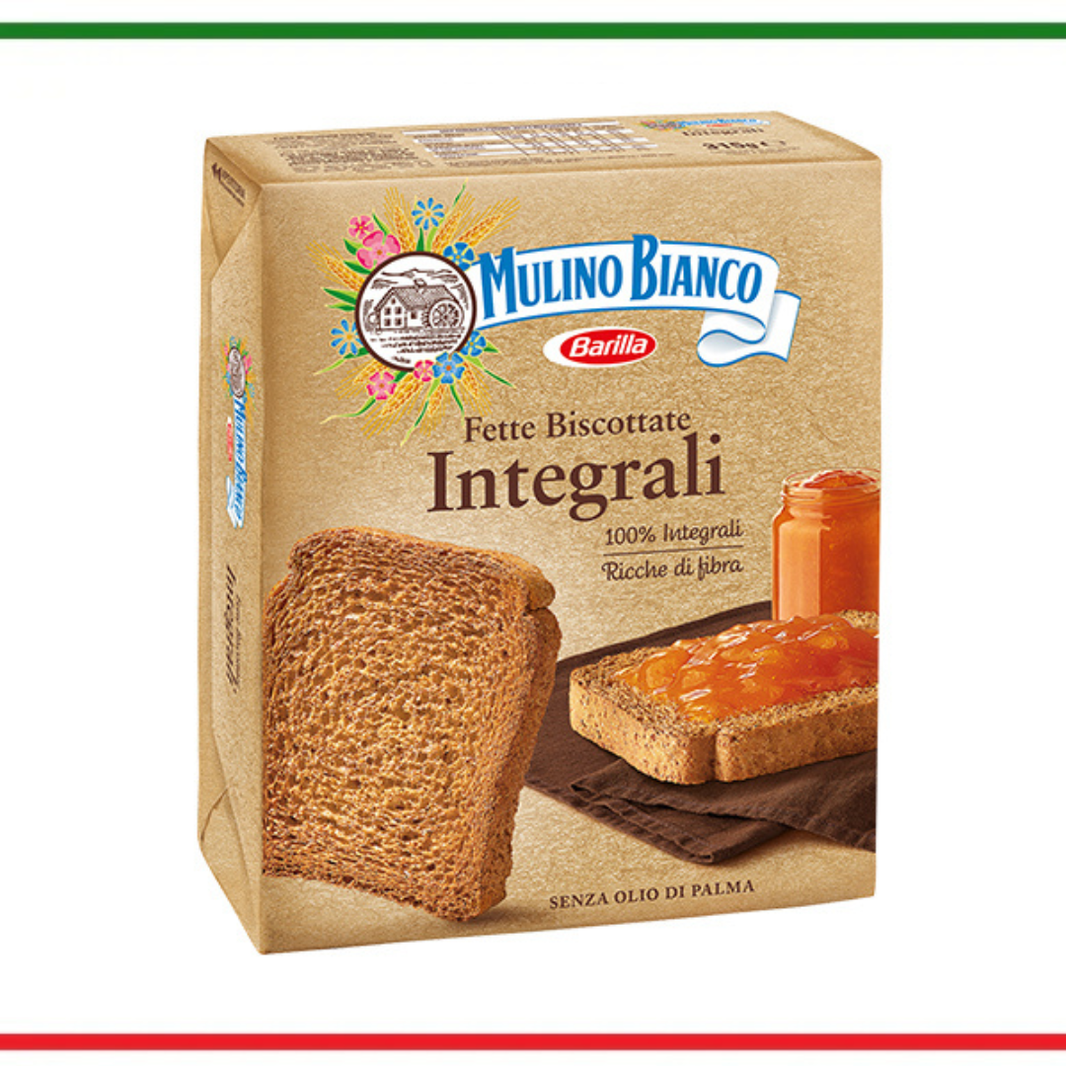 Barilla Mulino Bianco fette biscottate integrali 500g