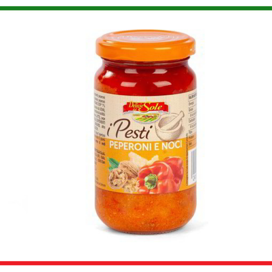 Delizie del sole pesto Ardei si Nuci 190g