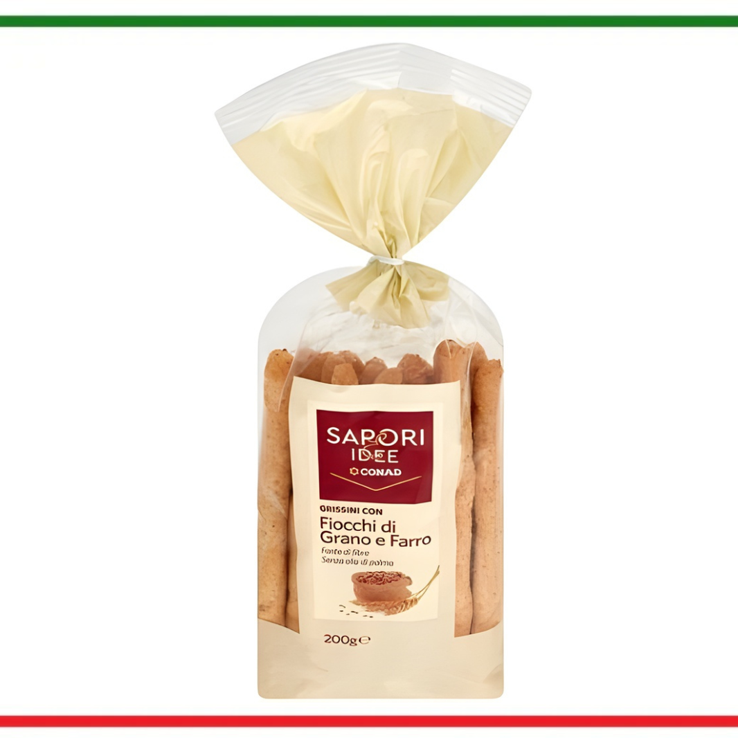 Conad grisine Fiocchi di grano e farro 200g
