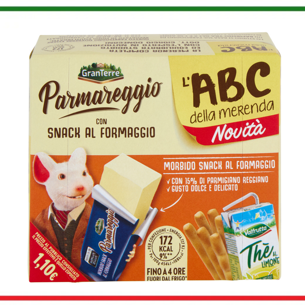 Parmareggio ABC della merenda snack morbido