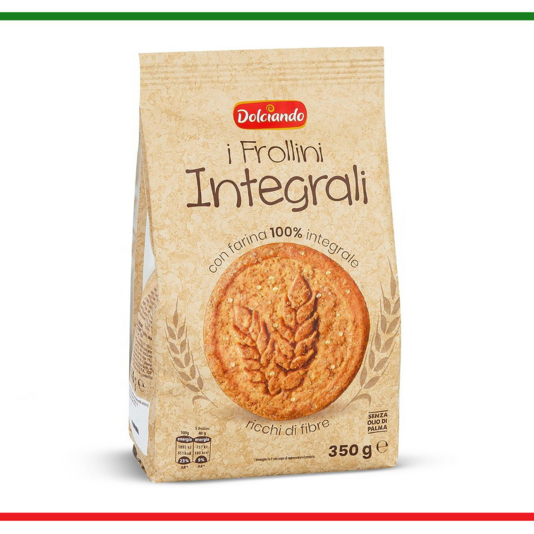 Dolciando biscuiti Frollini Integrali 350g
