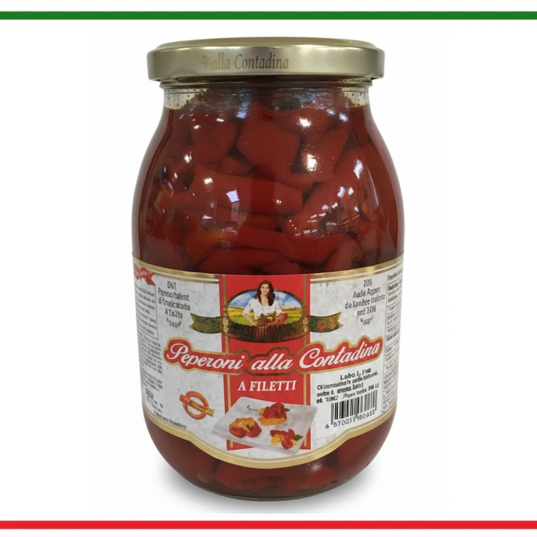 Bella Contadina ardei feliat 950g