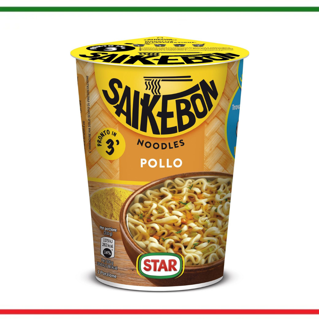 Star Saikebon noodles cu pui 60g