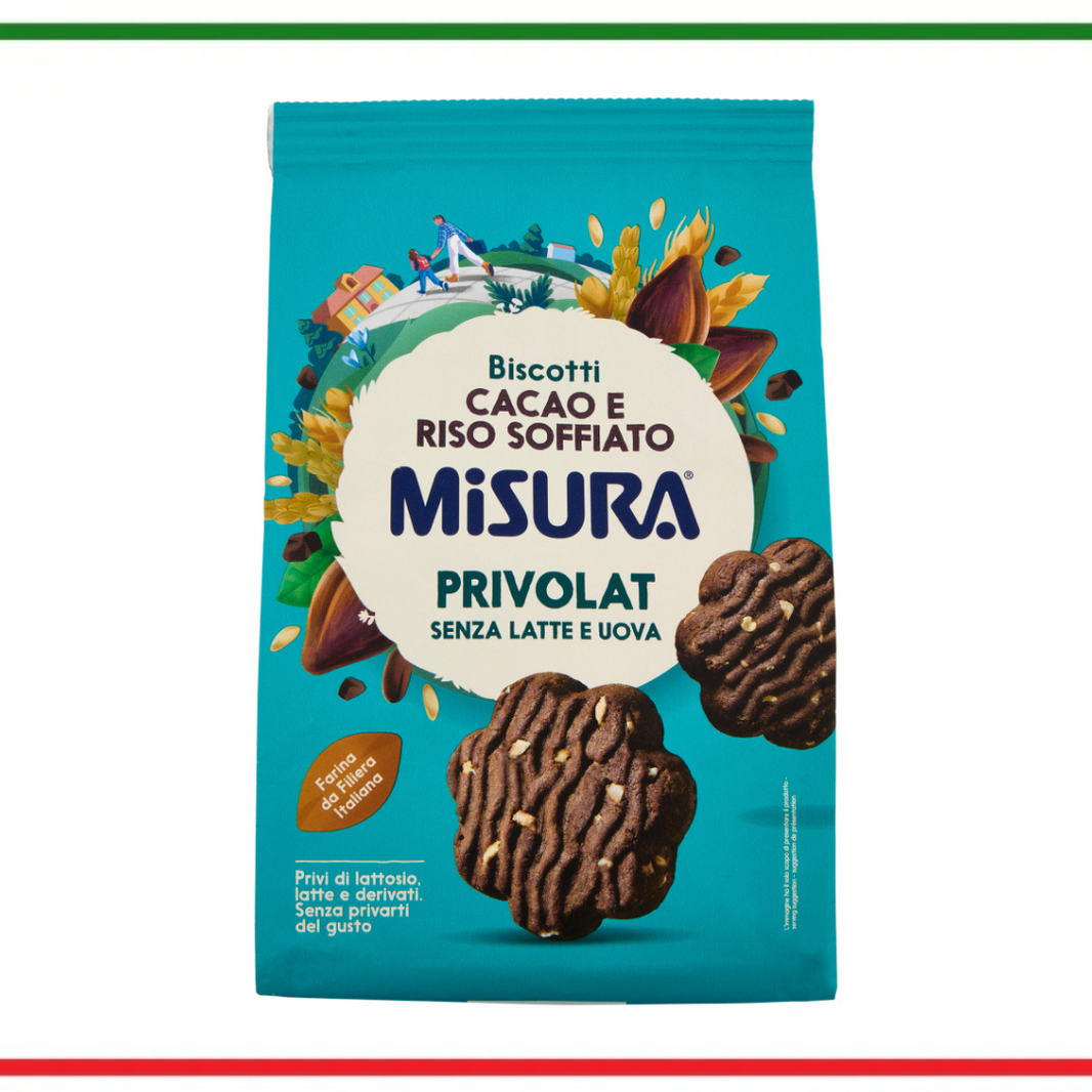 Misura biscuiti cu cacao fara lapte si oua 290g