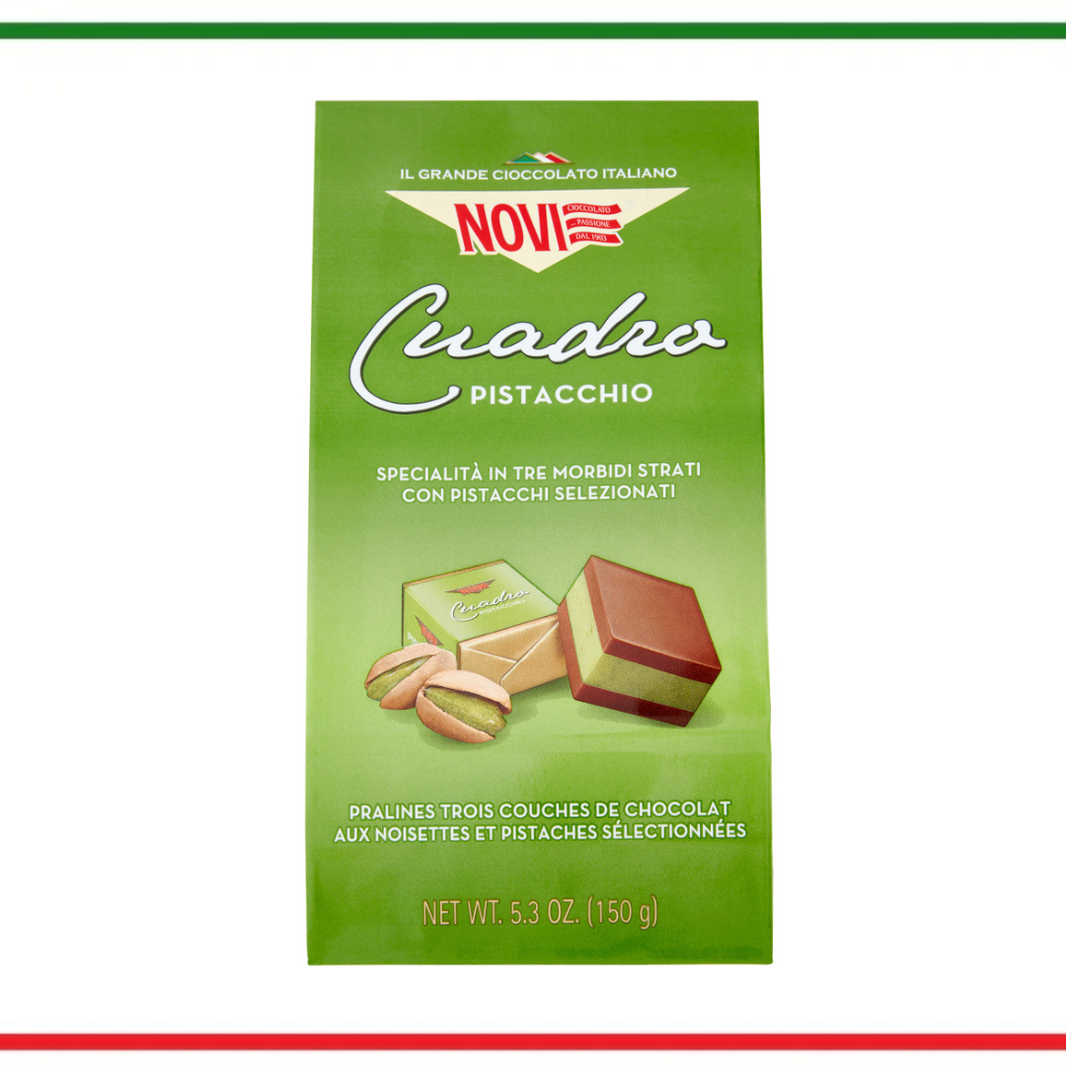 Novi Cuadro praline cu fistic 150g