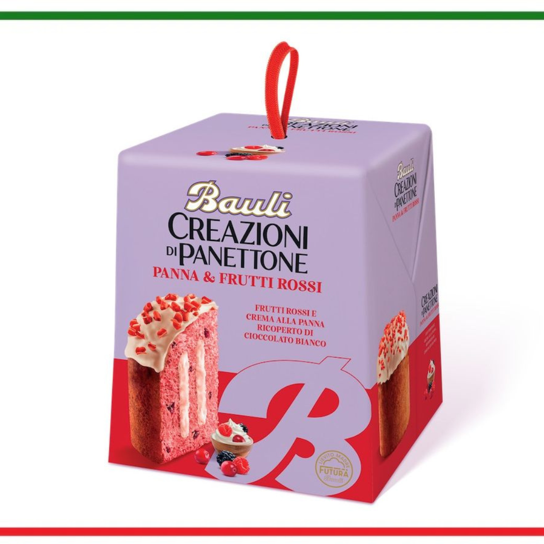 Bauli Creazioni Panettone Panna e Frutti Rossi 450g
