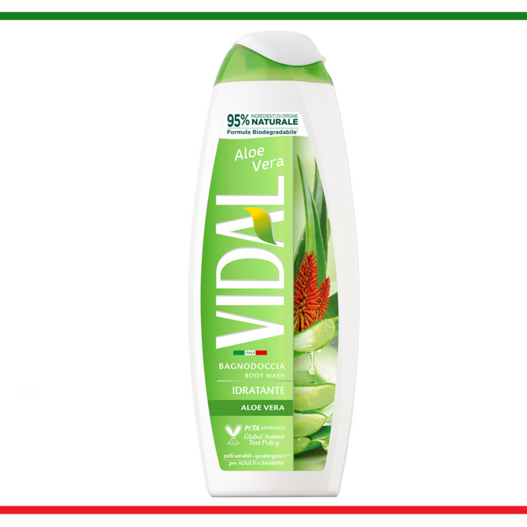 Vidal gel de dus cu aloe vera 500ml