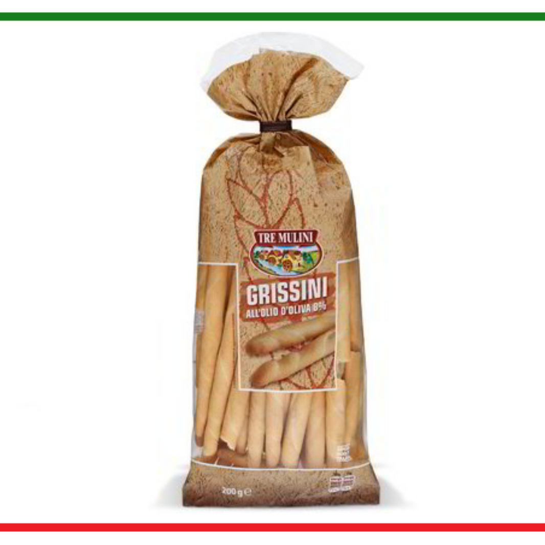 Tre Mulini grisine cu ulei de masline 200g