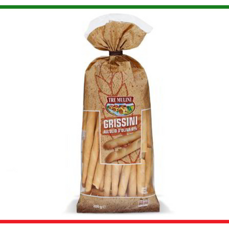 Tre Mulini grisine cu ulei de masline 200g