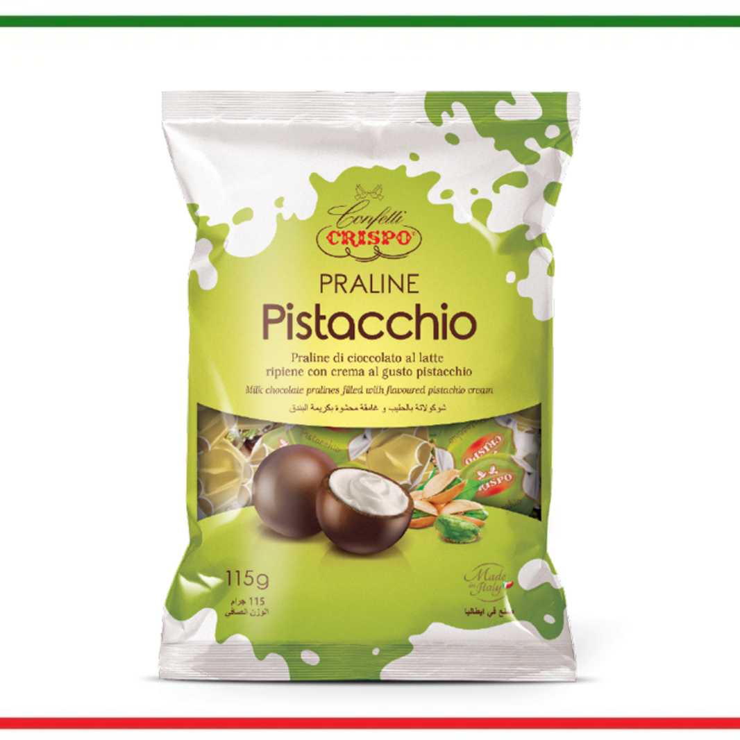 Pralina Crispo al gusto pistacchio 250g