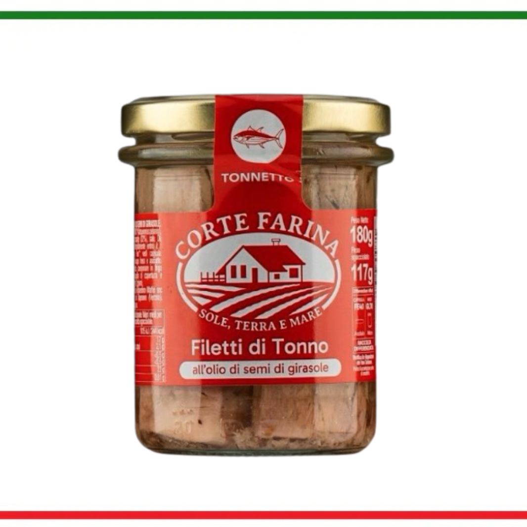 Corte Farina file ton in ulei de floaresoarelui 180g