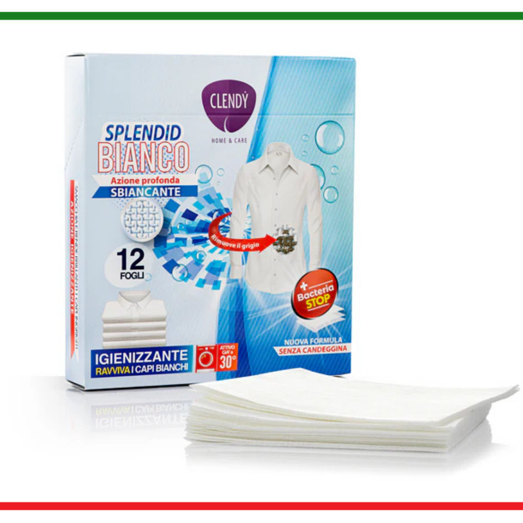 Clendy Splendid Bianco servetele inalbitoare 12buc
