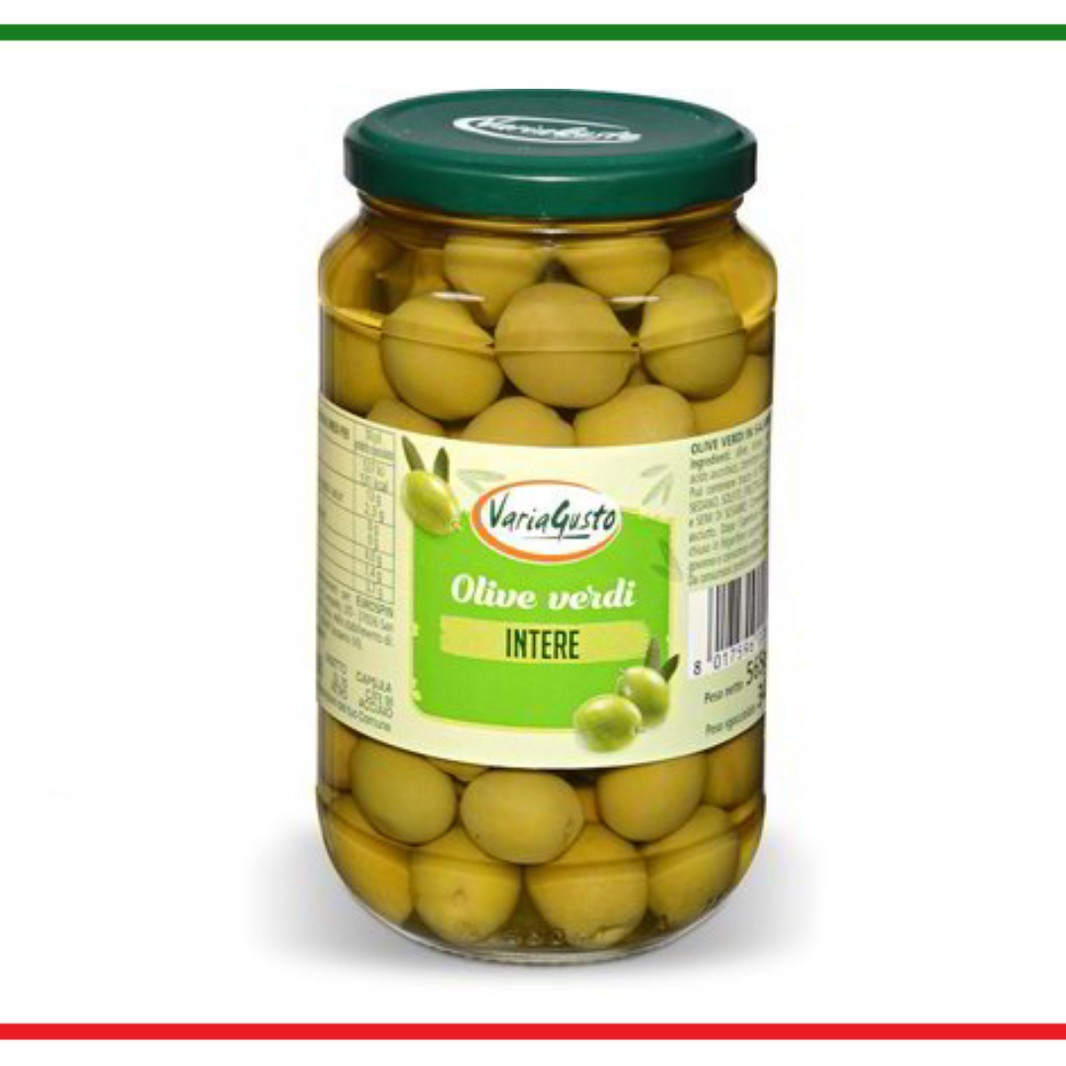 Varia Gusto Masline Verzi intregi 565g