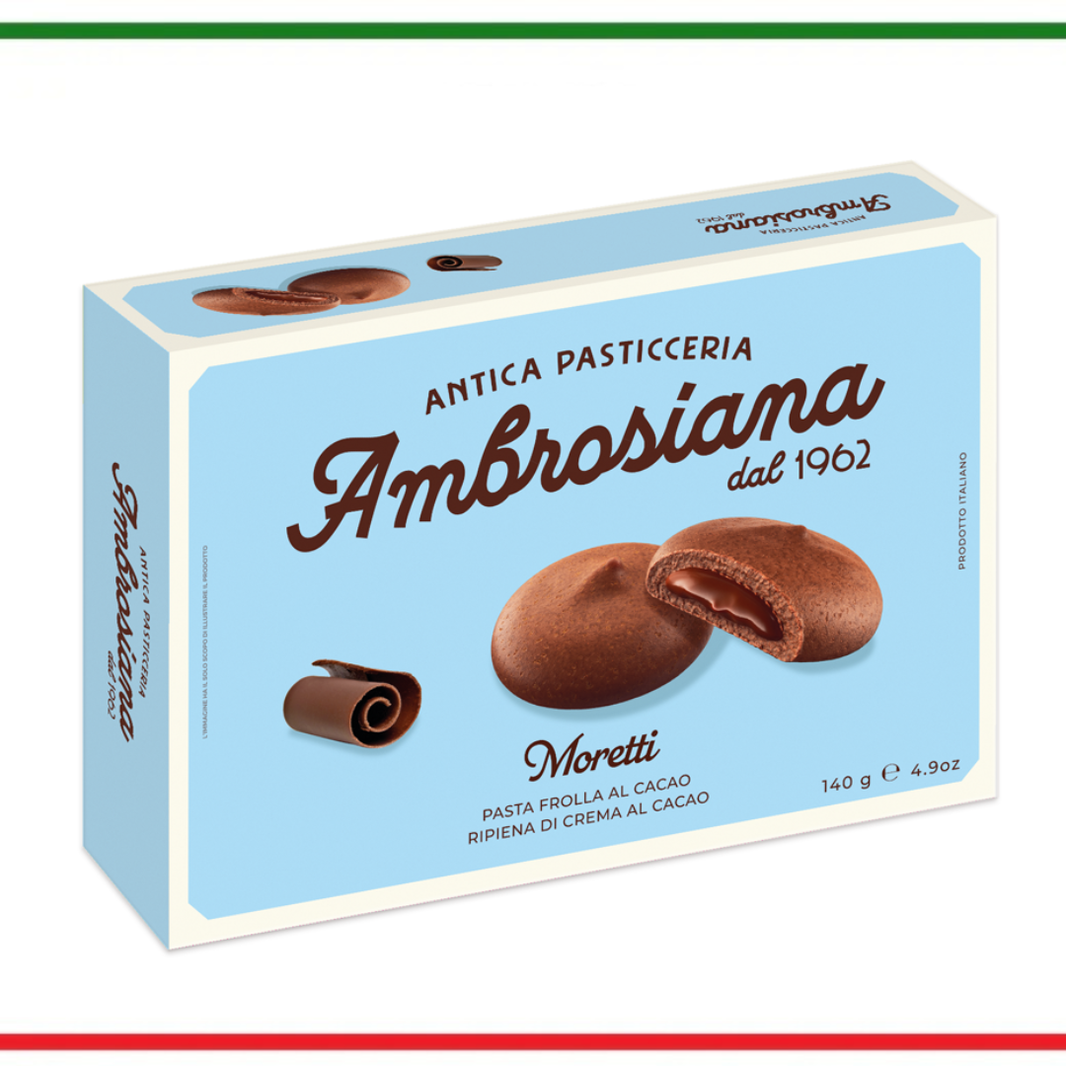 Ambrosiana biscuiti Moretti cu cacao 140g