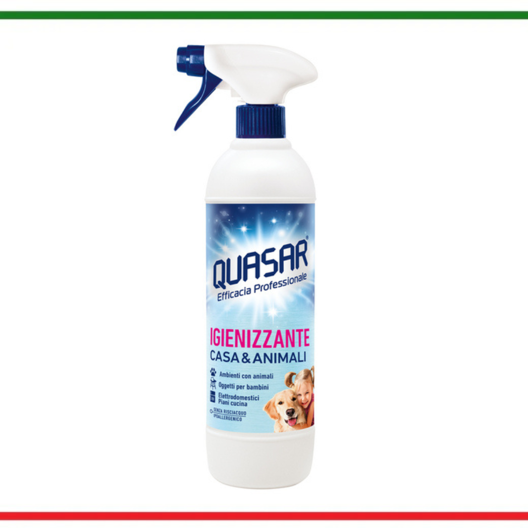 Quasar detergent spray igienizant casa si animale 580ml