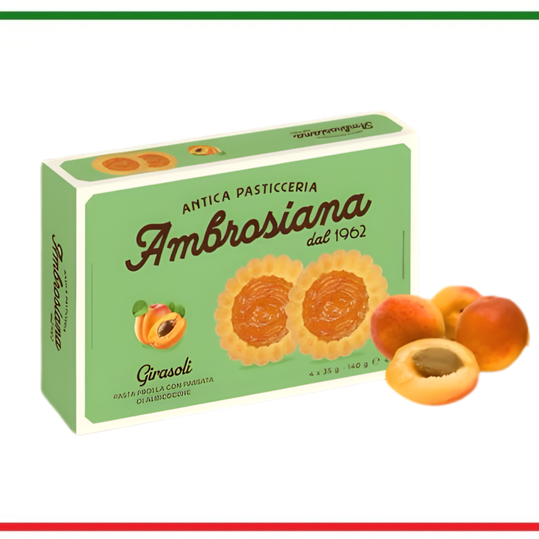 Ambrosiana biscuiti Girasoli cu caise 140g