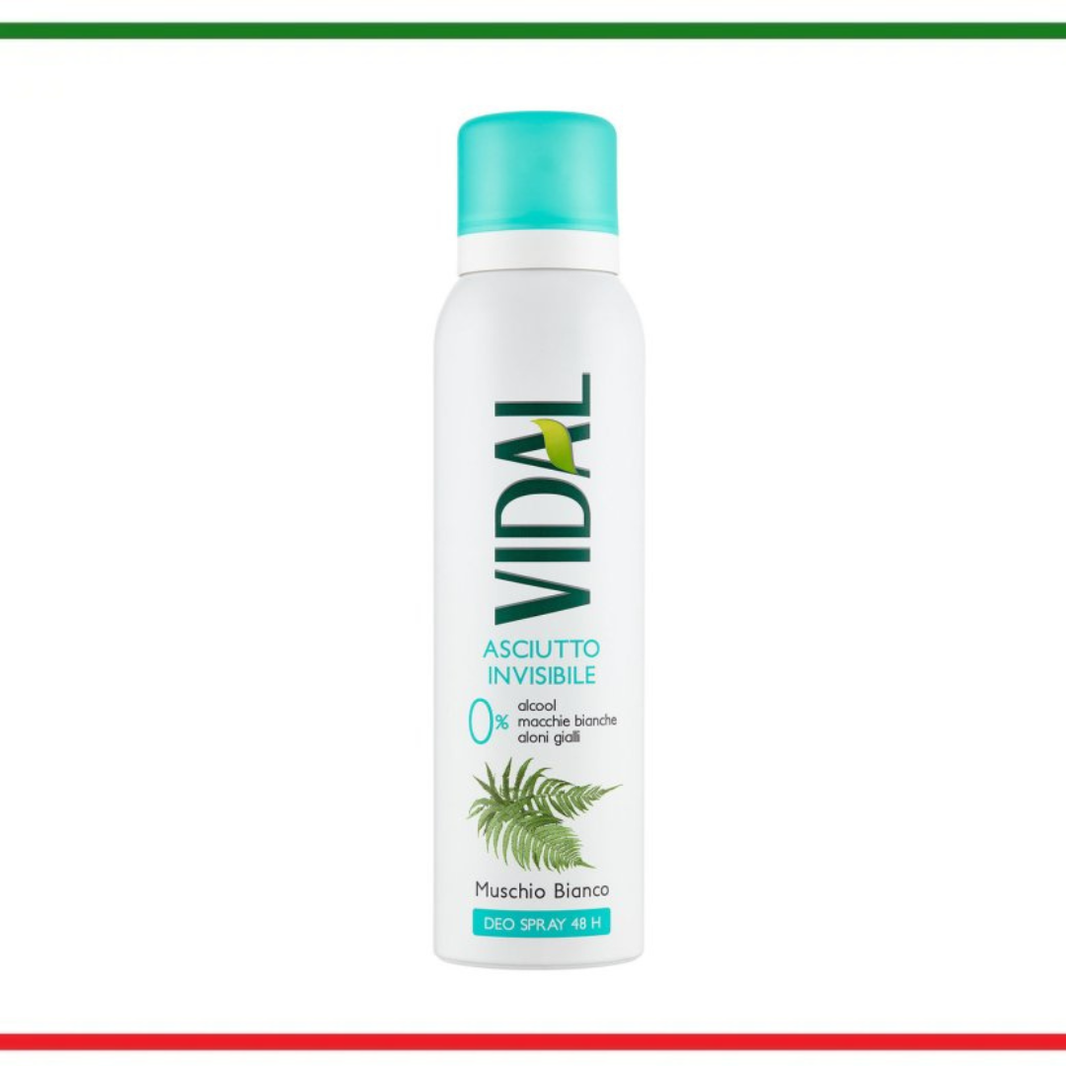 Vidal Deodorant spray Muschio Bianco 150ml