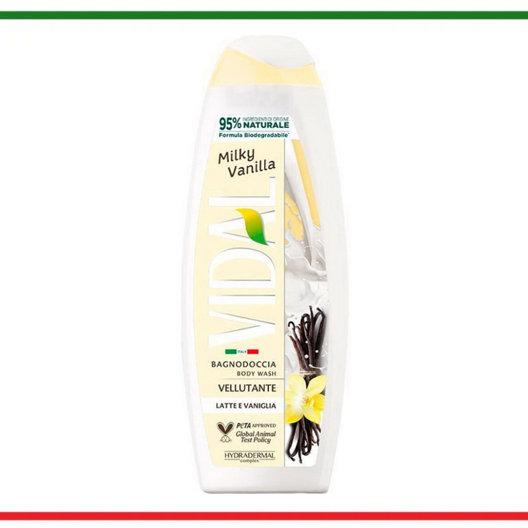 Vidal gel de dus Milky Vanilie 500ml