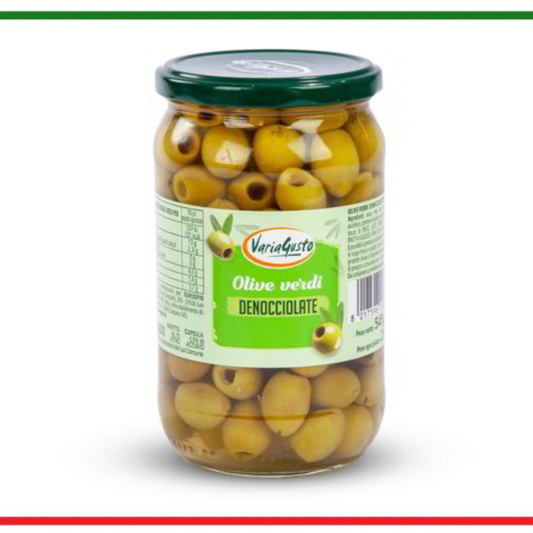 Varia Gusto Masline Verzi fara samburi 545g
