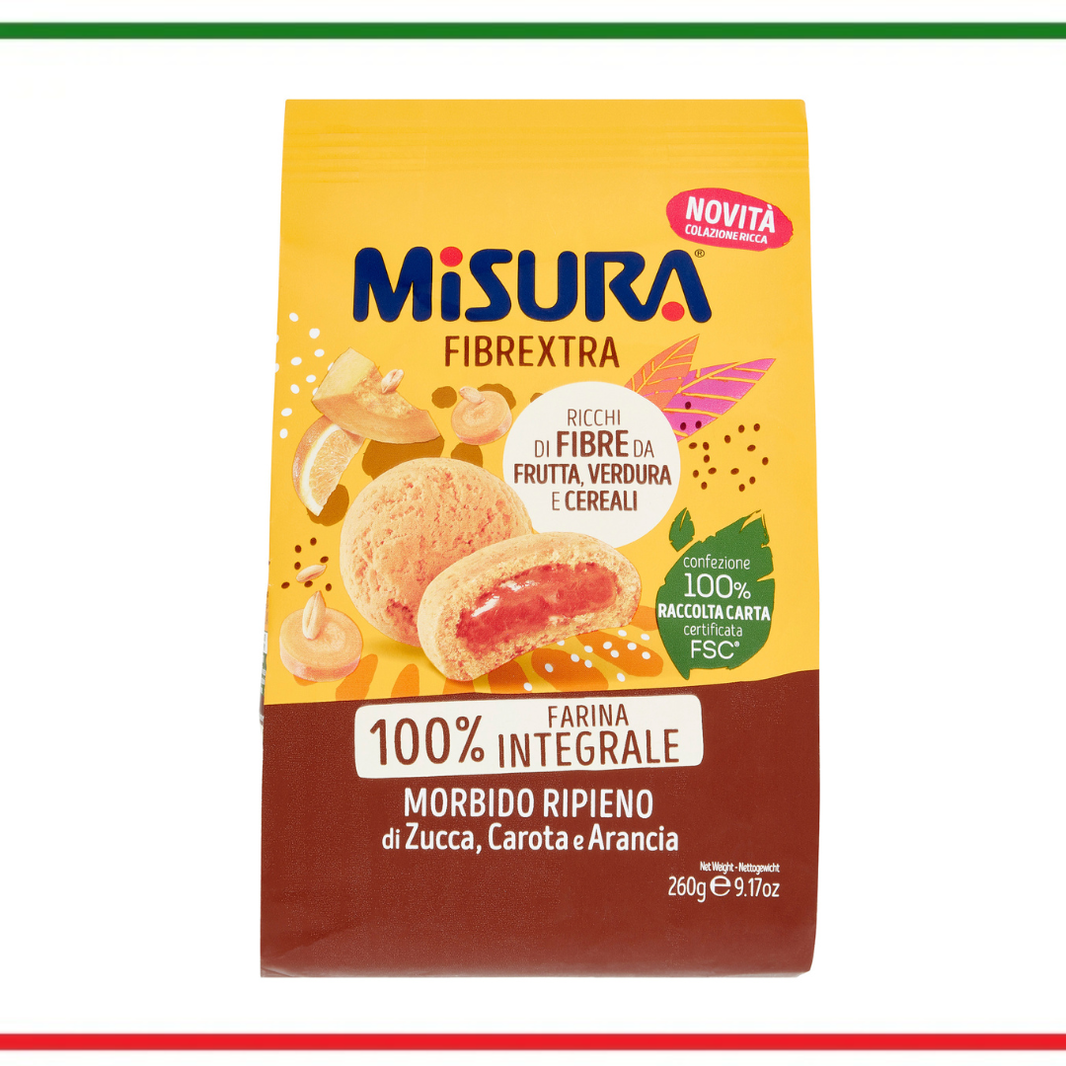Misura biscuiti cu crema de portocale si fibre extra 260g
