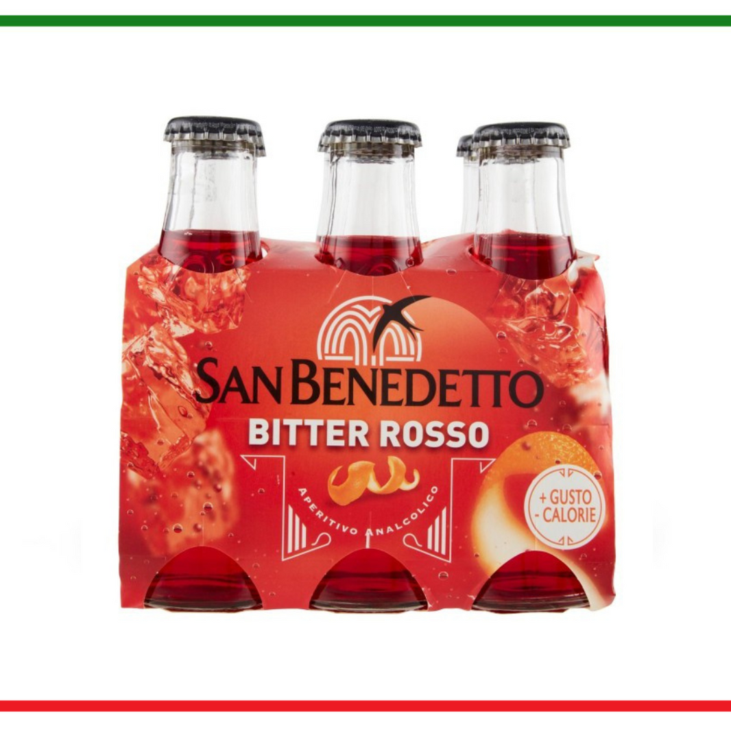 San Benedetto aperitiv Bitter Rosso 6x100ml