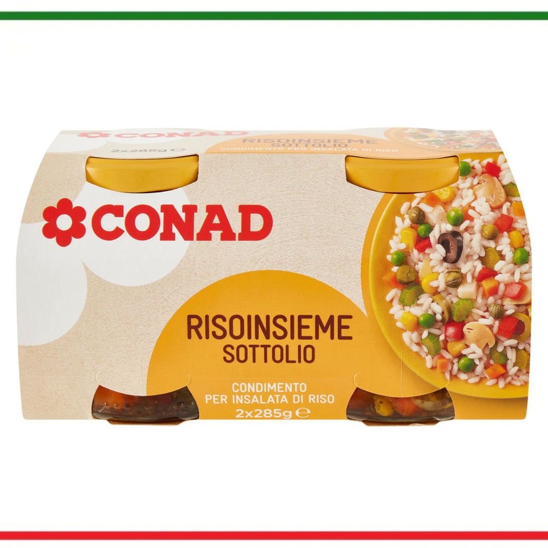 Conad Risoinsieme condiment pentru salata de orez cu ulei 2x285g