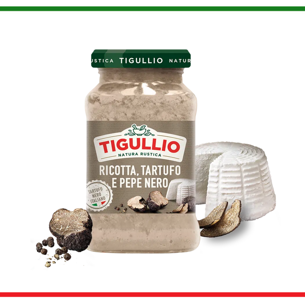 Tigullio sos pesto Ricotta, trufe si piper negru 190g