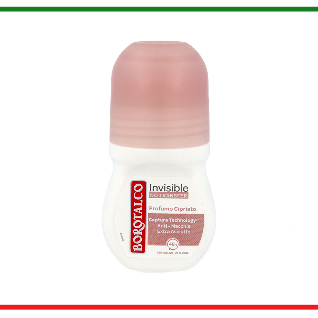 Borotalco deo roll Invisible roz 50ml