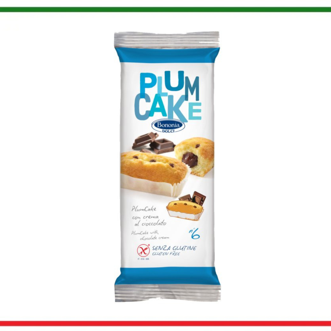 Bononia PlumCake cu ciocolata fara gluten 6x45gr