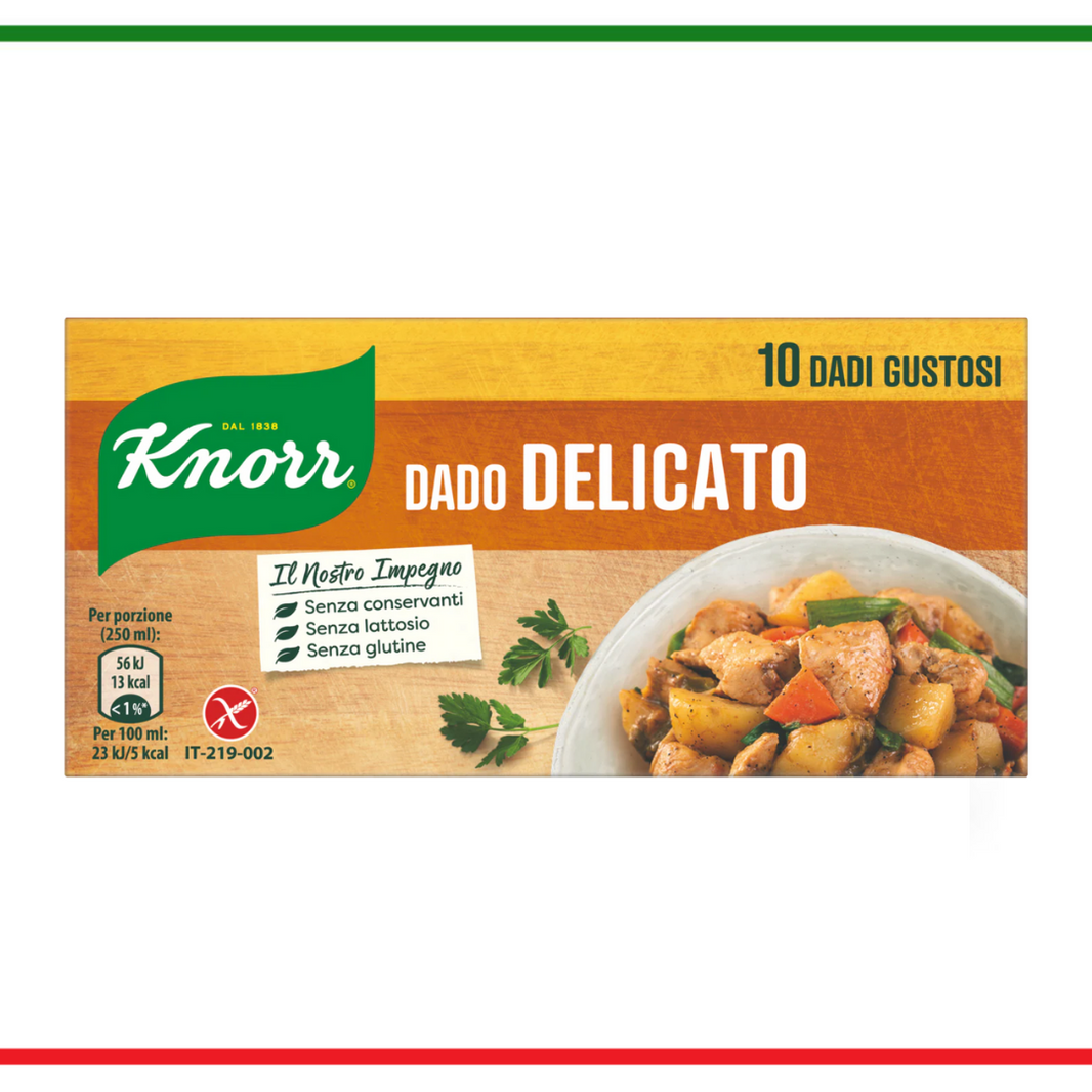Knorr Dado Delicato - 10 cubetti senza glutine