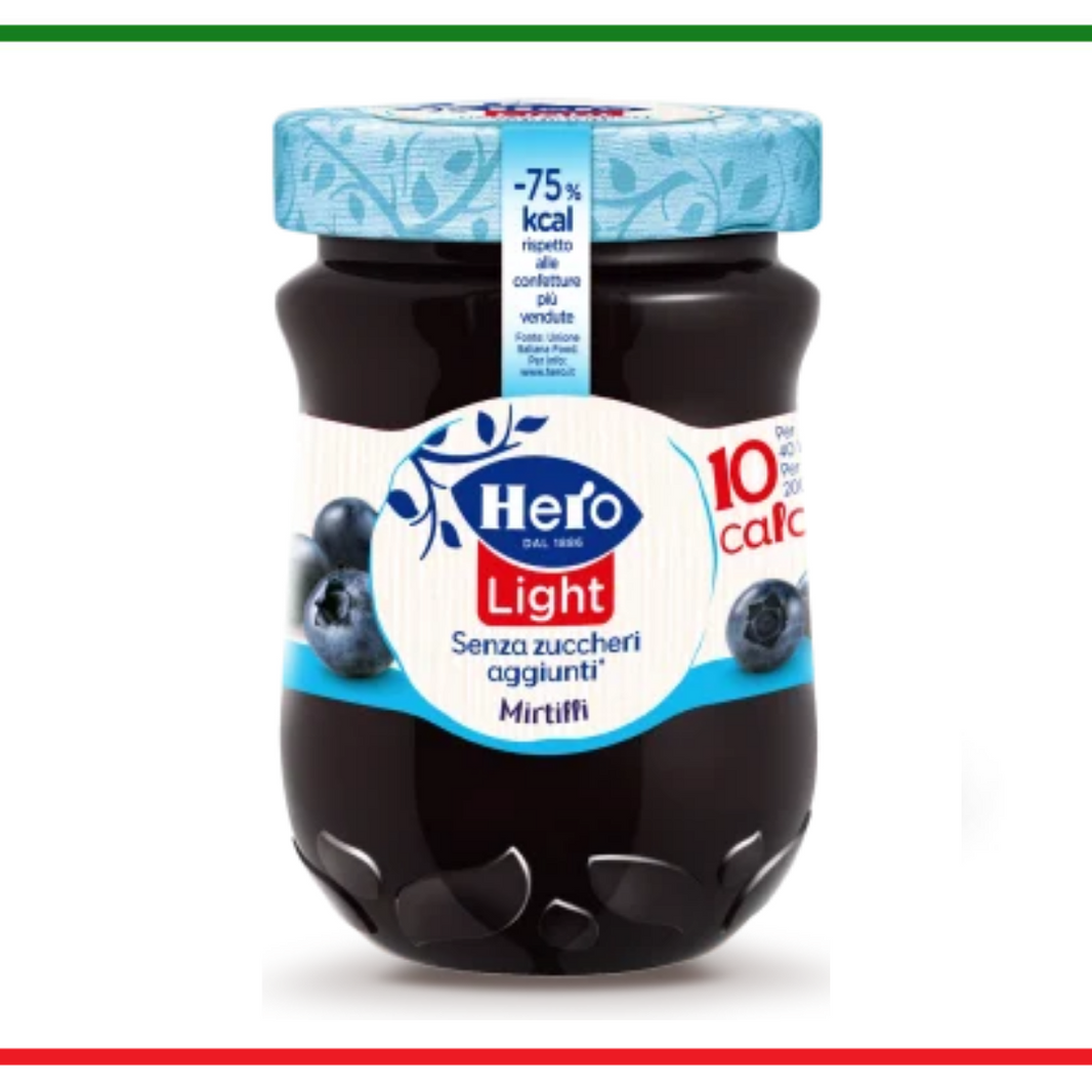 Hero Light Gem Fără Zahăr Afine - 280 gr