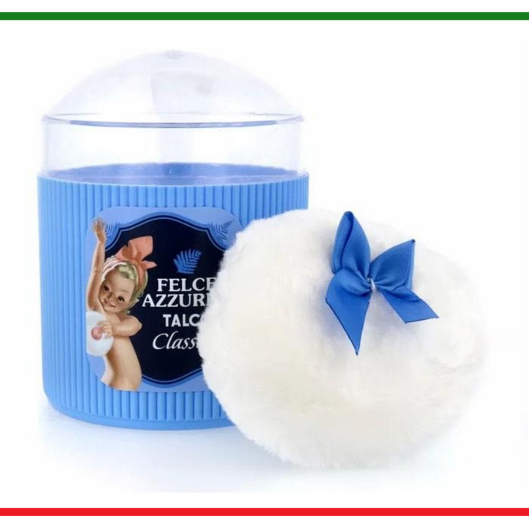 Felce Azzurra talco parfumat cu puff 250g