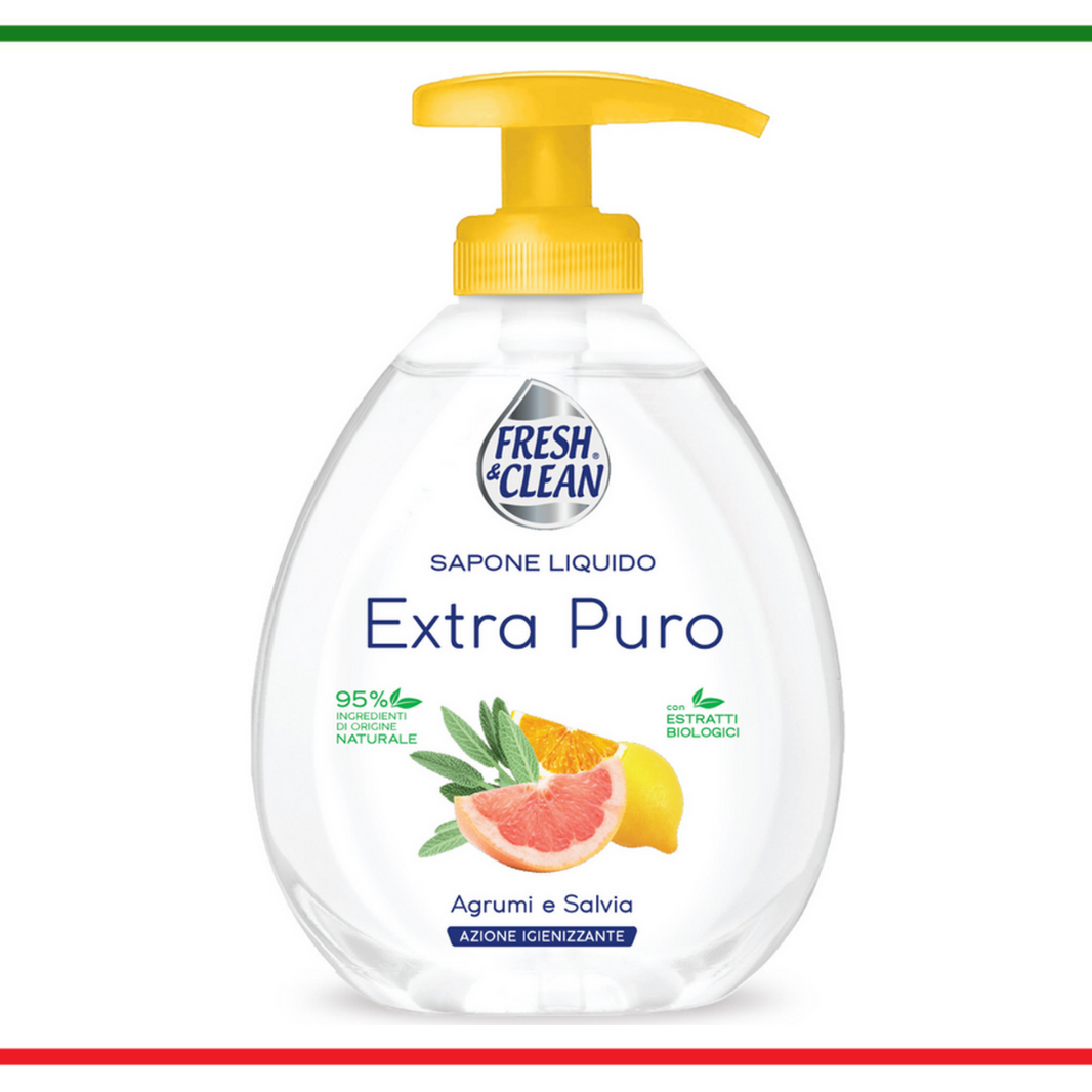 Fresh & Clean sapun lichid Extra Puro cu agrumi si salvie 300ml